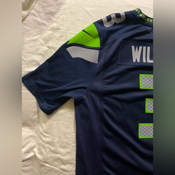 Seattle Seahawks Jersey Nike On Field Mens XL Blue #3 Russell Wilson NFL - Picture 9 of 9